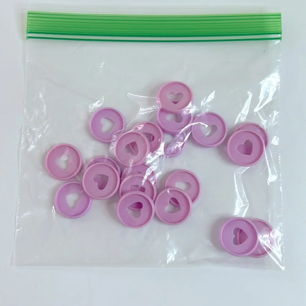 21 Pink Mini Happy Planner Discs